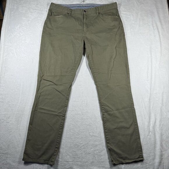 Peter Millar Other - Peter Millar Pants Men 40 Solid Straight Chino Flat Golf Khakis‎ Preppy